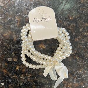 Pearl Bracelet Set